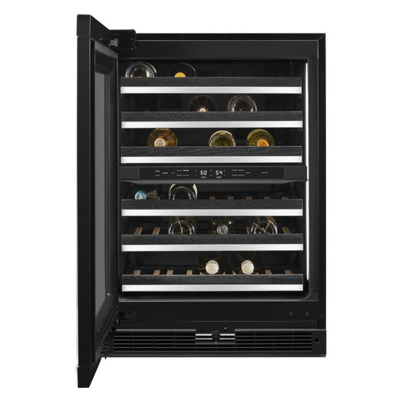 Jennair® Panel-Ready 24" Built-In Undercounter Wine Cellar, Left Swing JUWFL242HX