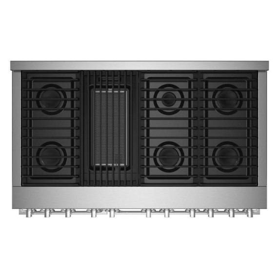 Jennair® 48" NOIR™ Gas Professional-Style Range with Infrared Grill JGRP648HM