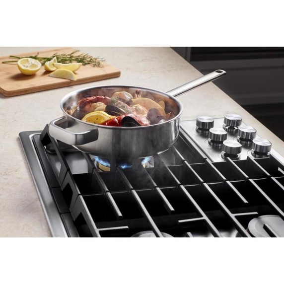 Jennair® 36” JX3™ Gas Downdraft Cooktop JGD3536GS