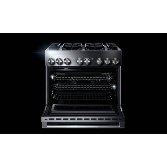 Jennair® 36" RISE™ Dual-Fuel Professional-Style Range JDRP436HL