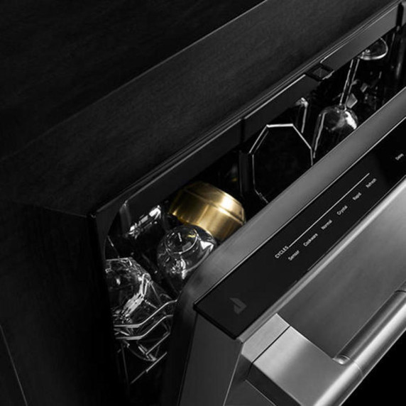 Jennair® NOIR™ 24" Built-In Dishwasher with Precise Fit 3rd Rack for Cutlery with Plasma Coating, 39 dBA JDTS3924SM