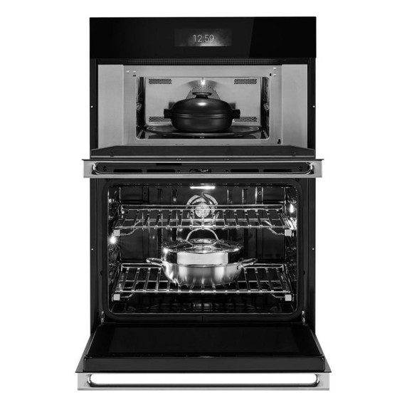 Jennair® NOIR™ Microwave Combination Wall Oven with V2™ Vertical Dual-Fan True Convection with Advanced Temperature Precision JOECC730RM