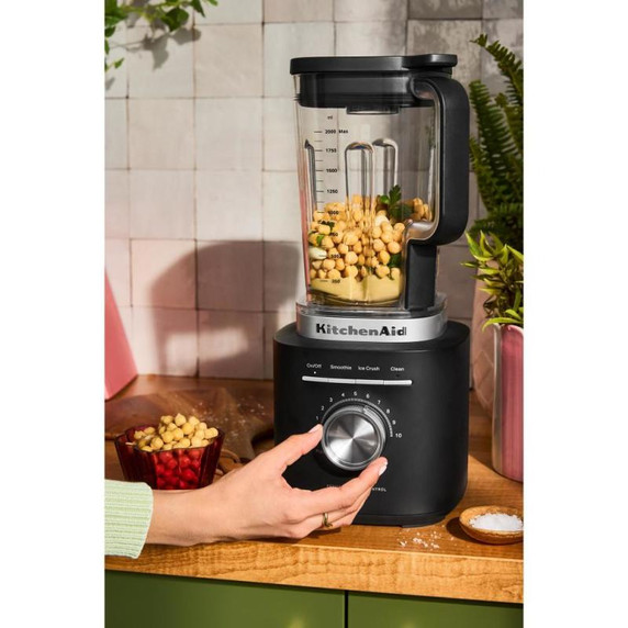 KitchenAid® Pure Power Blender with a 68oz Tritan™ jar  and a 62oz glass jar KSB2076BM
