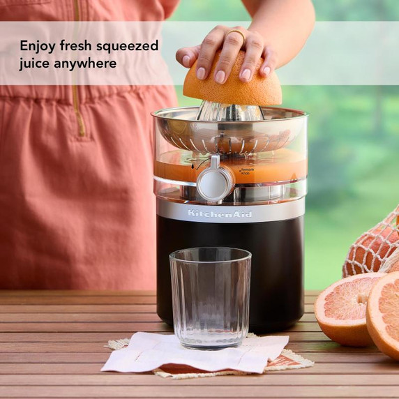 KitchenAid Go™ Cordless Citrus Juicer - battery sold separately KCJR160BM