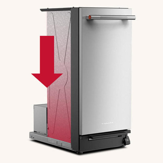 KitchenAid 15 in. Built-In Trash Compactor with Built-In Odor Management System KTTP515TPA