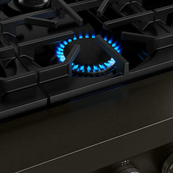 KitchenAid® 36-inch 6-Burner Gas Commercial-Style Rangetop KCGK936TBE