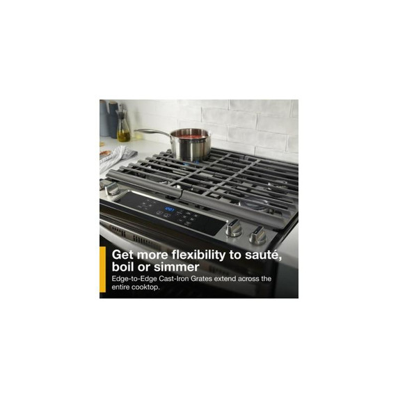 5.0 Cu. Ft. Whirlpool® Gas Range with Frozen Bake™ Technology WEG515S0LS