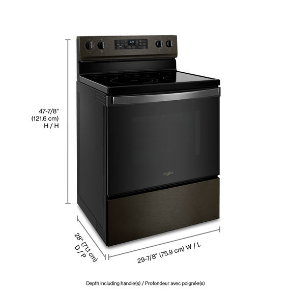 5.3 Cu. Ft. Whirlpool® Electric 5-in-1 Air Fry Oven YWFE550S0LV