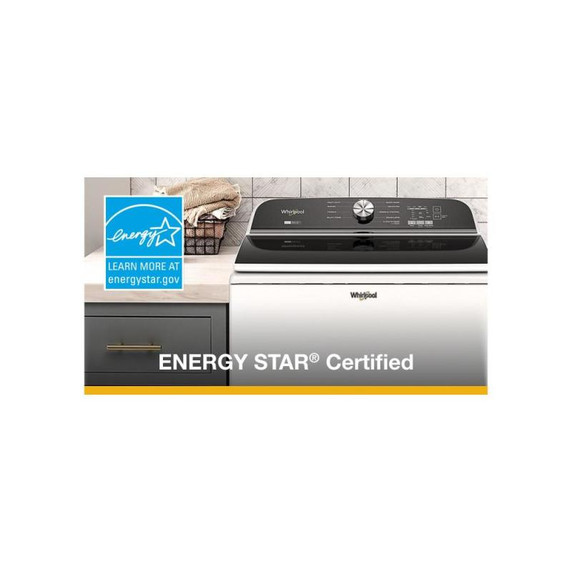 6.0-6.1 Cu. Ft. Whirlpool® Top Load Washer with Removable Agitator WTW6157PW