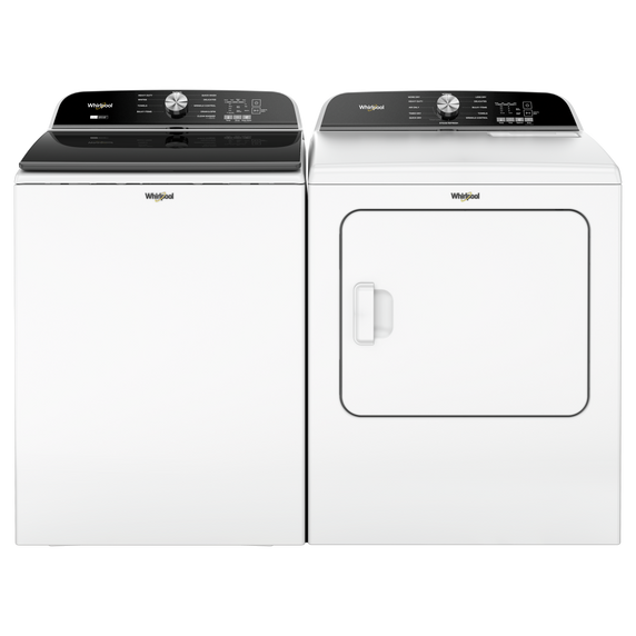 6.0-6.1 Cu. Ft. Whirlpool® Top Load Washer with Removable Agitator WTW6157PW