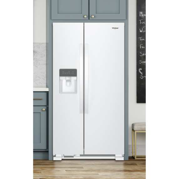 Whirlpool® 33-inch Wide Side-by-Side Refrigerator - 21 cu. ft. WRS331SDHW