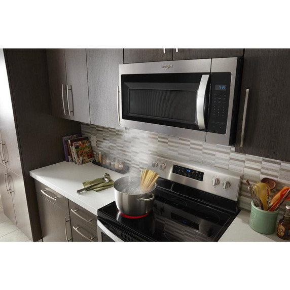 Whirlpool® 1.7 cu. ft. Microwave Hood Combination with Electronic Touch Controls YWMH31017HS