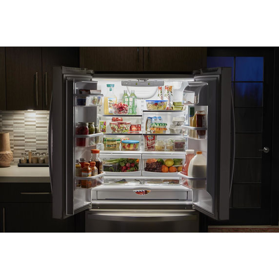 Whirlpool® 36-inch Wide Counter Depth French Door Refrigerator - 20 cu. ft. WRF540CWHW