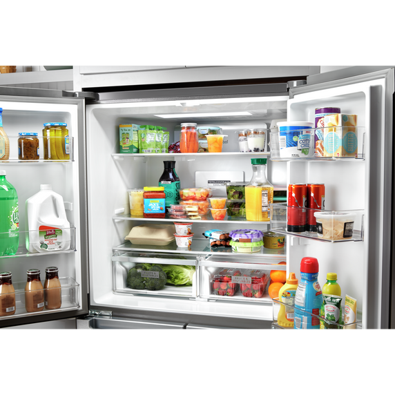 Whirlpool® 36-inch Wide Counter Depth 4 Door Refrigerator - 19.4 cu. ft. WRQA59CNKZ