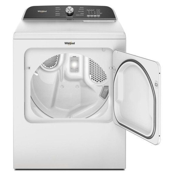 7.0 Cu. Ft. Whirlpool® Top Load Electric Dryer with Moisture Sensor YWED6150PW