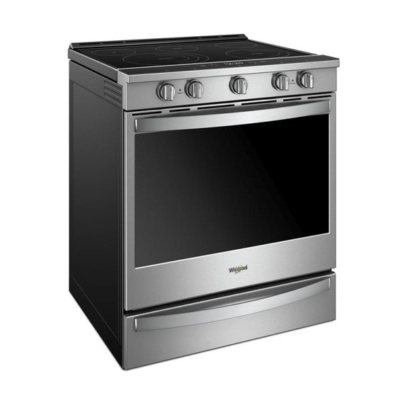 Whirlpool® 6.4 cu. ft. Smart Slide-in Electric Range with Air Fry, when Connected YWEE750H0HZ Whirlpool® 6.4 cu. ft. Smart Slide-in Electric Range with Air Fry, when Connected YWEE750H0HZ