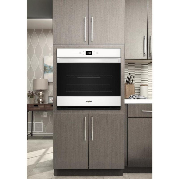 Whirlpool® 4.3 Cu. Ft. Single Wall Oven with Air Fry When Connected WOES5027LW Whirlpool® 4.3 Cu. Ft. Single Wall Oven with Air Fry When Connected WOES5027LW