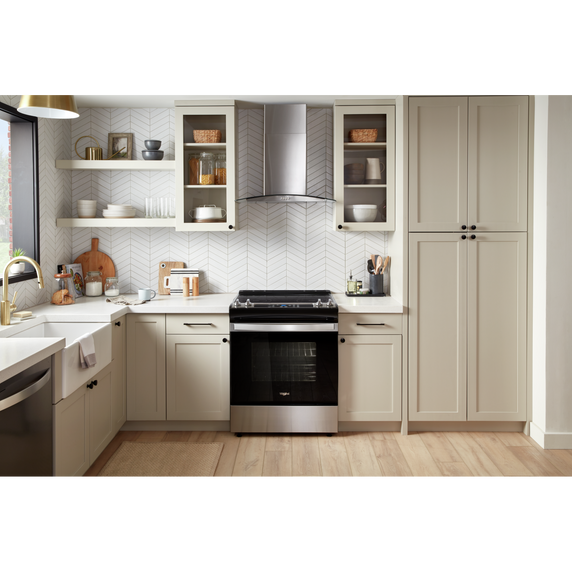4.8 Cu. Ft. Whirlpool® Electric Range with Frozen Bake™ Technology YWEE515S0LS