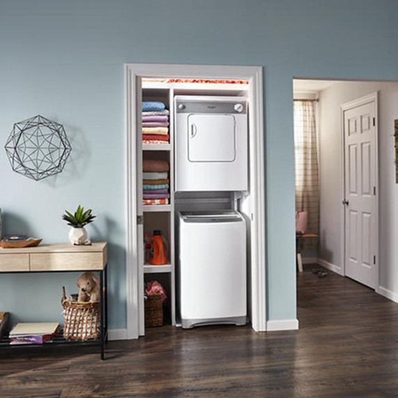 Whirlpool® 3.4 cu.ft. Compact Electric Dryer with AccuDry™ Drying System LDR3822PQ