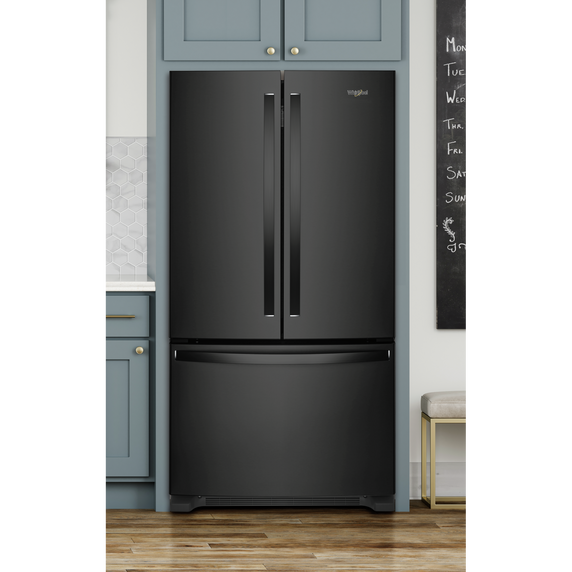 Whirlpool® 36-inch Wide Counter Depth French Door Refrigerator - 20 cu. ft. WRF540CWHB