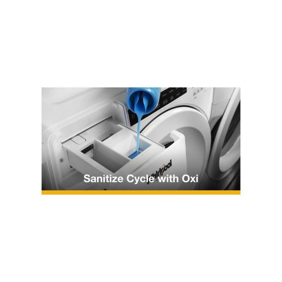 Whirlpool® 5.0 cu.ft I.E.C. Closet-Depth Front Load Washer with Intuitive Controls WFW560CHW