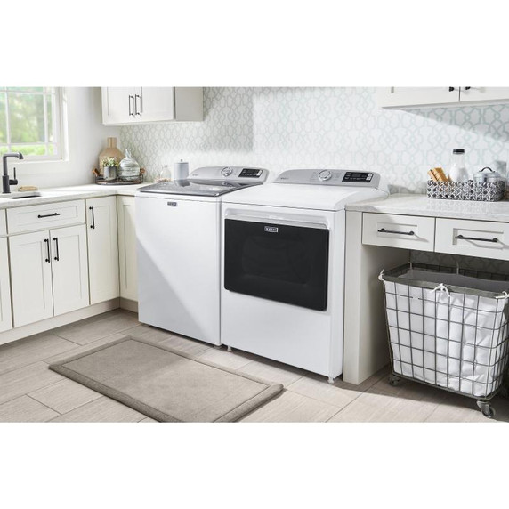 Maytag® Smart Top Load Gas Dryer with Extra Power Button - 7.4 cu. ft. MGD6230HW
