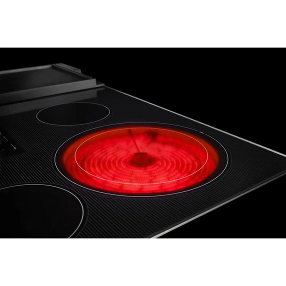 Maytag® 36-Inch Electric Cooktop with Reversible Grill and Griddle MEC8836HS