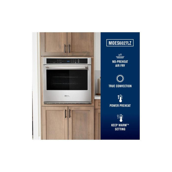 Maytag® 27-inch Single Wall Oven with Air Fry and Basket - 4.3 cu. ft. MOES6027LZ Maytag® 27-inch Single Wall Oven with Air Fry and Basket - 4.3 cu. ft. MOES6027LZ
