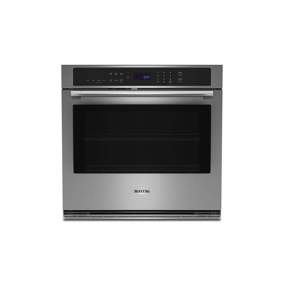Maytag® 27-inch Single Wall Oven with Air Fry and Basket - 4.3 cu. ft. MOES6027LZ