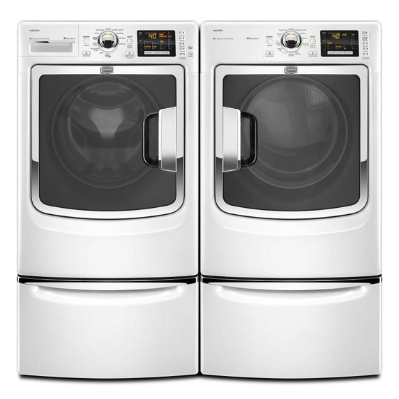 Maytag® 15.5" (39.4 cm) Pedestal for Front Load Washer and Dryer with Storage XHPC155XW
