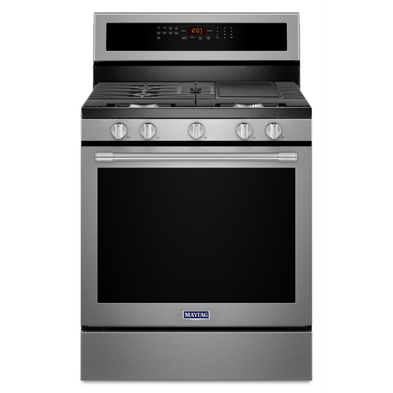 Maytag® 30-Inch Wide Gas Range With True Convection And Power Preheat - 5.8 Cu. Ft. MGR8800FZ