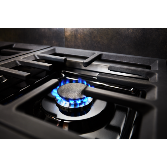 KitchenAid® 48'' Smart Commercial-Style Gas Range with Griddle KFGC558JAV