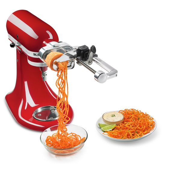 Kitchenaid® 7 Blade Spiralizer Plus with Peel, Core and Slice KSM2APC