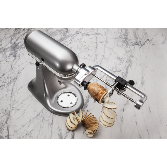 Kitchenaid® 7 Blade Spiralizer Plus with Peel, Core and Slice KSM2APC