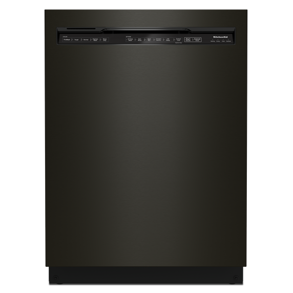 Kitchenaid® 39 dBA Dishwasher in PrintShield™ Finish with Third Level Utensil Rack KDFE204KBS