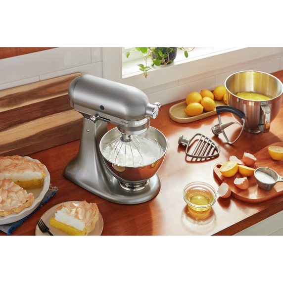 Kitchenaid® Artisan® Series 5 Quart Tilt-Head Stand Mixer with Premium Accessory Pack KSM195PSCU