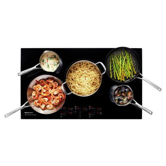 Kitchenaid® 36-Inch 5-Element Sensor Induction Cooktop KCIG556JBL