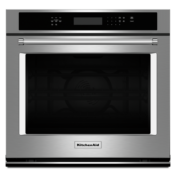 Kitchenaid® 30 Single Wall Oven with Even-Heat™ True Convection KOSE500ESS