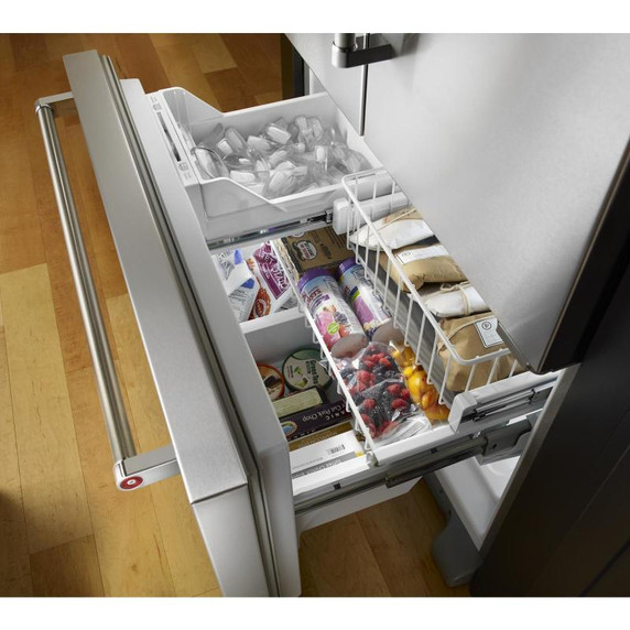 Kitchenaid® 22 cu.ft. 36-Inch Width Counter Depth French Door Refrigerator with Interior Dispense KRFC302ESS
