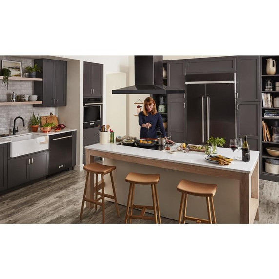 KitchenAid® 39 dBA Dishwasher in PrintShield™ Finish with Third Level Utensil Rack KDTE204KBS