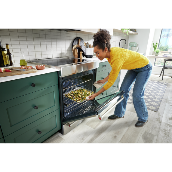 Kitchenaid® 30-Inch 4-Element Induction Slide-In Convection Range with Air Fry KSIS730PSS