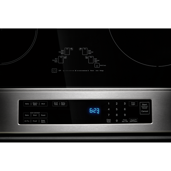 Kitchenaid® 30-Inch 4-Element Induction Slide-In Convection Range with Air Fry KSIS730PSS