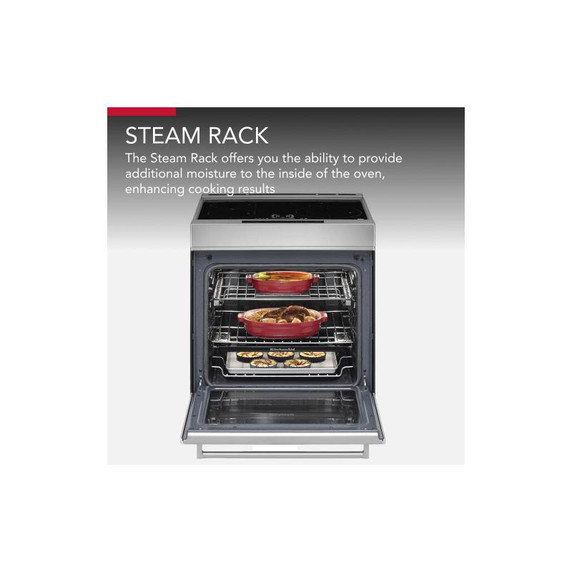 Kitchenaid® 30-Inch 4-Element Induction Slide-In Convection Range with Air Fry KSIS730PSS