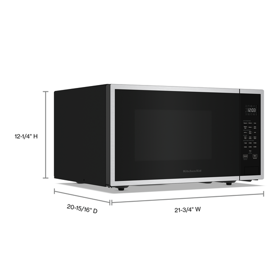 KitchenAid® 1.5 Cu. Ft. Countertop Microwave with Air Fry Function KMCS522PPS