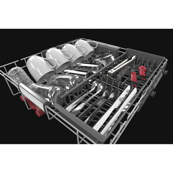 Kitchenaid® 44 dBA Dishwasher in PrintShield™ Finish with FreeFlex™ Third Rack KDPM604KBS