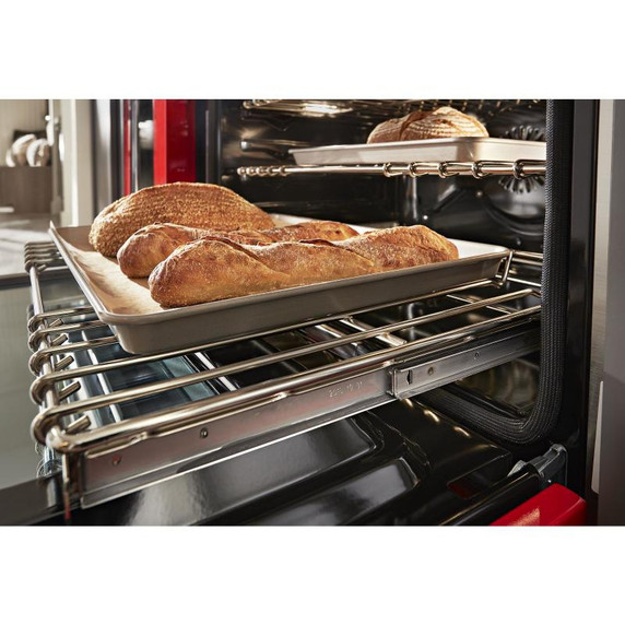 KitchenAid® 48'' Smart Commercial-Style Dual Fuel Range with Griddle KFDC558JPA