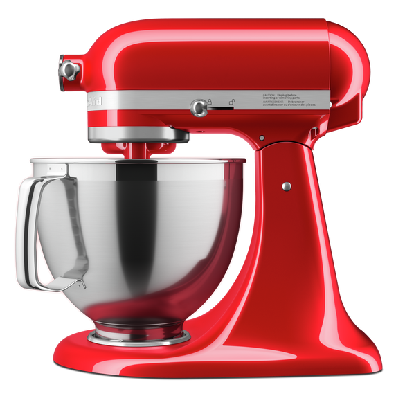 Kitchenaid® Artisan® Series 5 Quart Tilt-Head Stand Mixer with Premium Accessory Pack KSM195PSCA