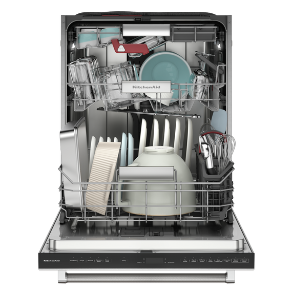 Kitchenaid® 39 dBA PrintShield™ Finish Flush-to-Cabinet Dishwasher with FreeFlex™ Fit Third Level Rack KDTF924PPS