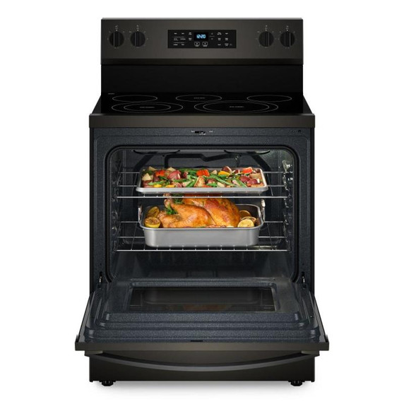 Whirlpool® 30-inch Energy Star Electric Range with Air Cooking Technology, No Preheat Air Fry and Air Baking and Self Clean YWFES5030RV