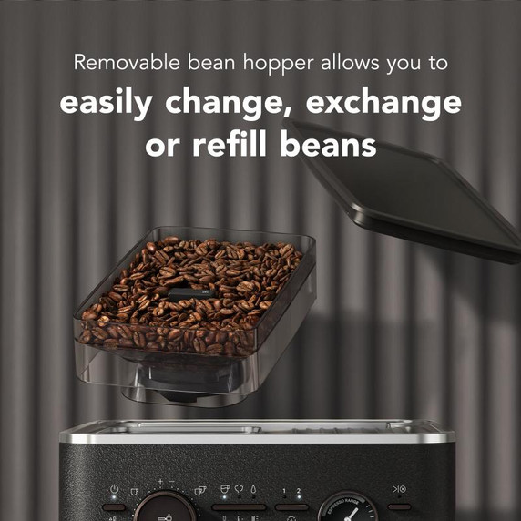 KitchenAid.ca Exclusive Colour - Semi Automatic Espresso Machine with Burr Grinder KES6551BK